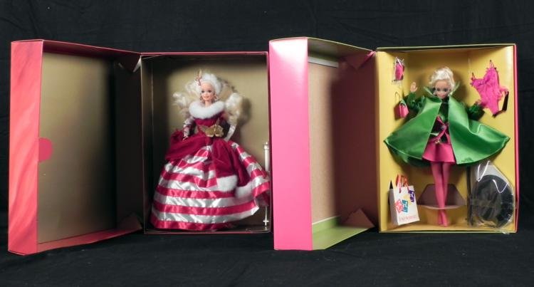 2 Barbie Dolls Peppermint Princess Madison Avenue MIB: 2 Barbies Peppermint Princess Madison Avenue MIB * Included sets:Peppermint Princess Barbie: Winter Princess Collection * Madison Avenue FAO Schwarz Barbie: Special Limited Edition * Condition: Mint i