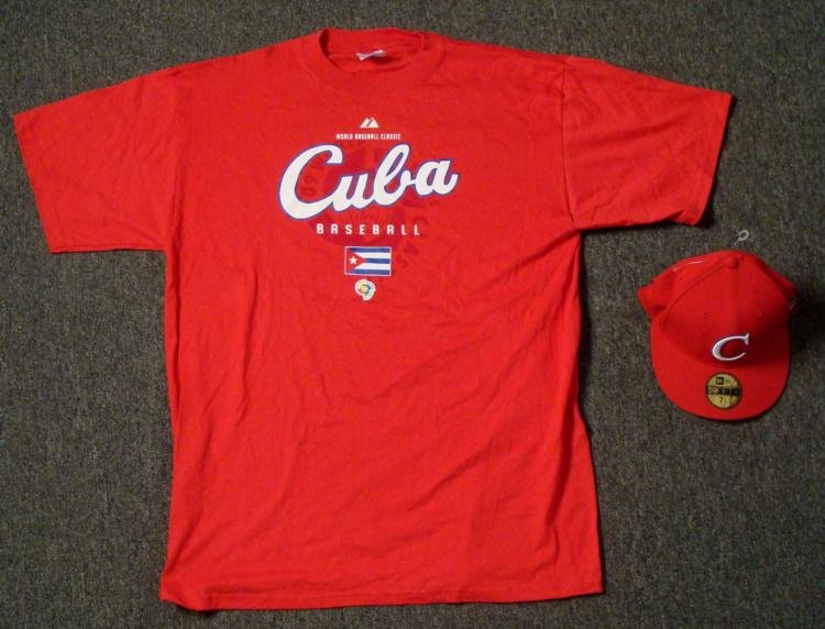 World Baseball Classic Cuba T-Shirt and Fitted Hat: The World Baseball Classic is an international baseball tournament sanctioned by the International Baseball Federation (IBAF) and created by Major League Baseball (MLB), the Major League Baseball Play