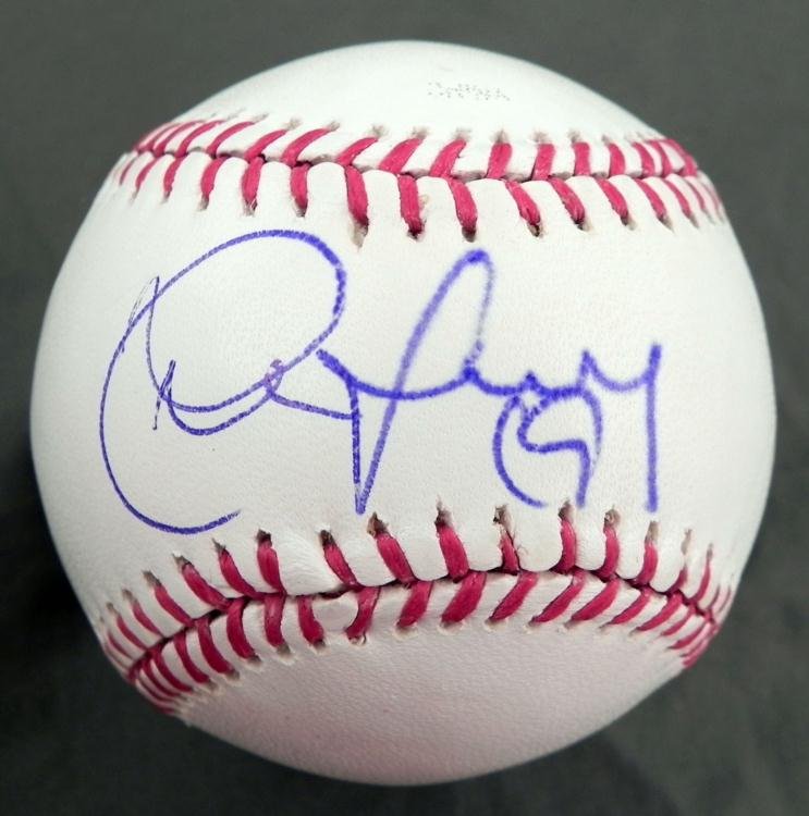 Yunel Escobar Atlanta Braves Autographed Baseball: Yunel Escobar's relentless pursuit and hard work paid off in 2005 when, at the age of 22, The Atlanta Braves drafted him in the second round, 75th overall. It wouldnt take long for Yunel to prov