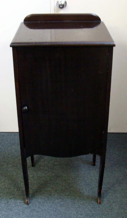 Antique Wood 6 Shelf Record Sheet Music Storage Cabinet Feb 21