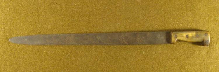U.S. COLLINS & CO SURVIVAL MACHETE NO 66: OFFERED HERE IS A U.S. COLLINS &CO SURVIVAL MACHETE, No 66 ISSUED IN 1890'S FOR THE SPANISH AMERICAN WAR. THIS RARE "COLLINS &CO, HARTFORD No 66 SHORT SWORD SURVIVAL MACHETE WAS ISSUED"BY THE GOVERNME