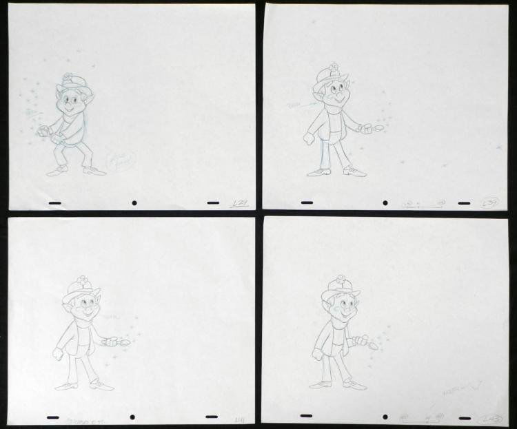 4 Lucky Charms Commercial Drawings Original Production: An advertising company employed by General Mills and Company suggested revolving the marketing of the new cereal around the idea of charm bracelets. Thus, the charms of Lucky Charms were born. The mas