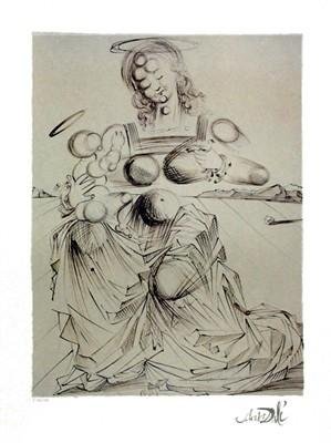 Salvador Dali Disintergrating Mother and Child Print: Artist: Salvador DaliTitle: Disintegrating Mother and Child * Medium: PrintPaper size: 32" x 25" * Condition: Excellent * Biography * Salvador * Dalí (1904-1989) was a prominent Spanish surrealist pa