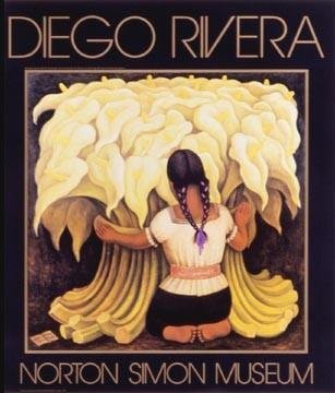 Diego Rivera Girl with Lilies Art Print: Artist: Diego RiveraTitle: Girl with LiliesMedium: PrintImage size: 26 5/8" x 26 3/4" * Paper size: 38" x 33" * Condition: ExcellentNotes: Norton Simon Museum * Biography * Painter, muralist. Born on 