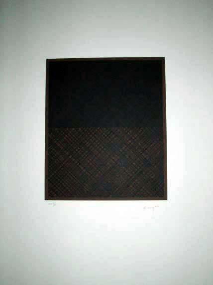 Ed Moses Signed LE Art Print Double Trac 2: Here is the second in a series of cross hatched patterned prints. * Artist: Ed MosesSignature: Signed by the artistTitle: "Double Trac 2"Medium: Lithograph on paperSize: 30" x 22" Edition: Limited, nu