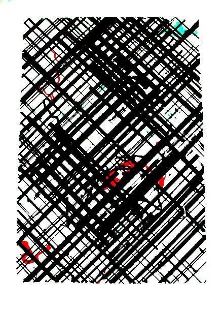 Ed Moses Signed LE Art Print Vidal Trac: This print has black cross-hatching combined with red to create a striking energy. * Artist: Ed MosesSignature: Signed by the artistTitle: "Vidal Trac"Medium: Lithograph on paperSize: 33" x 24.25"Edit