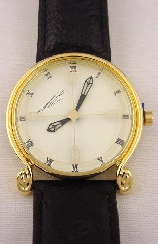 Exclusive Offer Erte Art Deco Mens Watch: This exciting man's watch - created under license from Erté's original watch design - is being offered for sale here for the first time ANYWHERE: * * Erté's distinctive signature appears on the watc