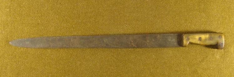 U.S. COLLINS & CO SURVIVAL MACHETE NO 66 1890S: OFFERED HERE IS A U.S. COLLINS & CO SURVIVAL MACHETE, No 66 ISSUED IN 1890'S FOR THE SPANISH AMERICAN WAR. * * THIS RARE COLLINS & CO, HARTFORD No 66 SHORT SWORD SURVIVAL MACHETE WAS ISSUED