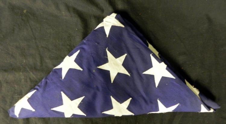 WWII US Funeral Flag Large 48 Stars: Up for auction is this WWII US Funeral Flag with 48 stars.