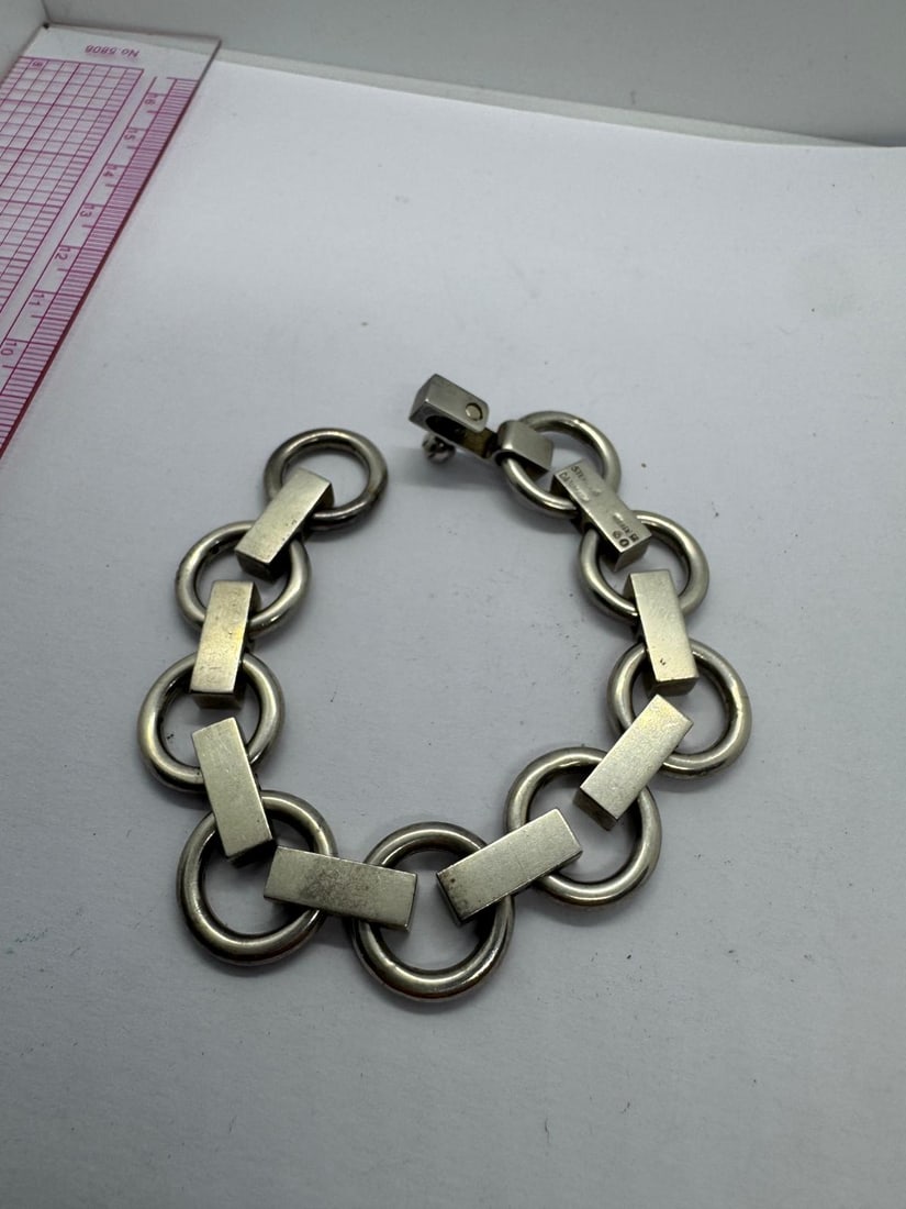 SUPER RARE BENT KNUDSEN DENMARK SILVER BRACELET - FINE CRAFTMANSHIP: SUPER RARE BENT KNUDSEN DENMARK SILVER BRACELET - FINE CRAFTMANSHIP