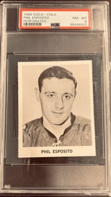1965 Coca Cola Phil Esposito Perforated NNO PSA 8