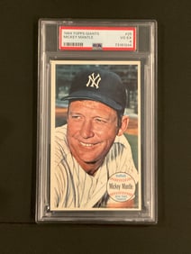 1964 Topps Giants Mickey Mantle #25 PSA 4