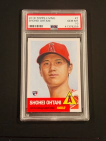 2018 Topps Living Shohei Ohtani #7 PSA 10