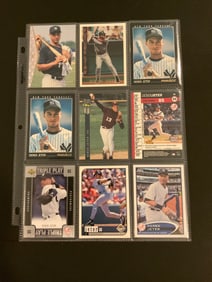 Derek Jeter Binder (41 Cards)