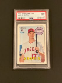 2018 Topps Shohei Ohtani #600 PSA 9