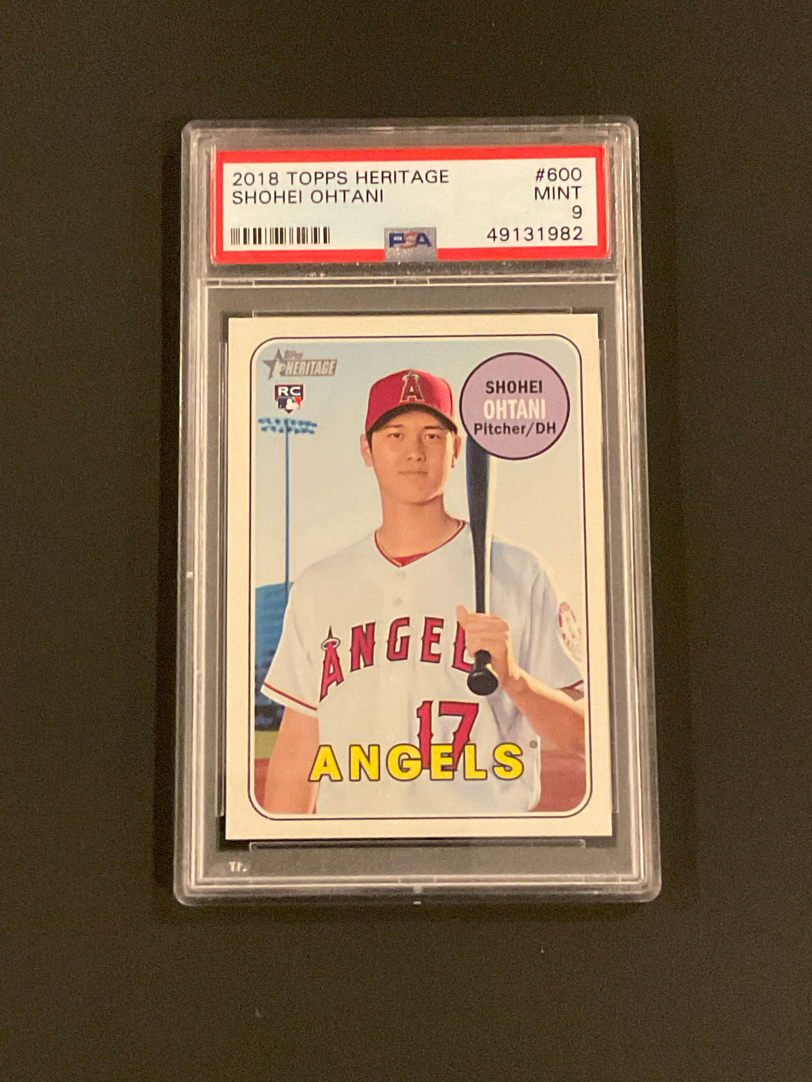 Shohei Ohtani 2018 Topps All Star Game Silver #700 (psa