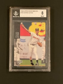 1994 Upper Deck Derek Jeter #185 Beckett 8