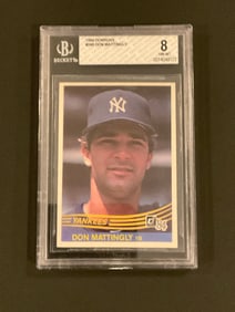 1984 Donruss Don Mattingly #248 Beckett 8