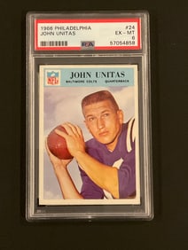 1966 Philadelphia John Unitas #24 PSA 6
