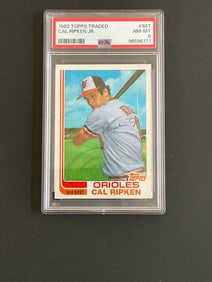 1982 Topps Traded Cal Ripken Jr. #98T PSA 8