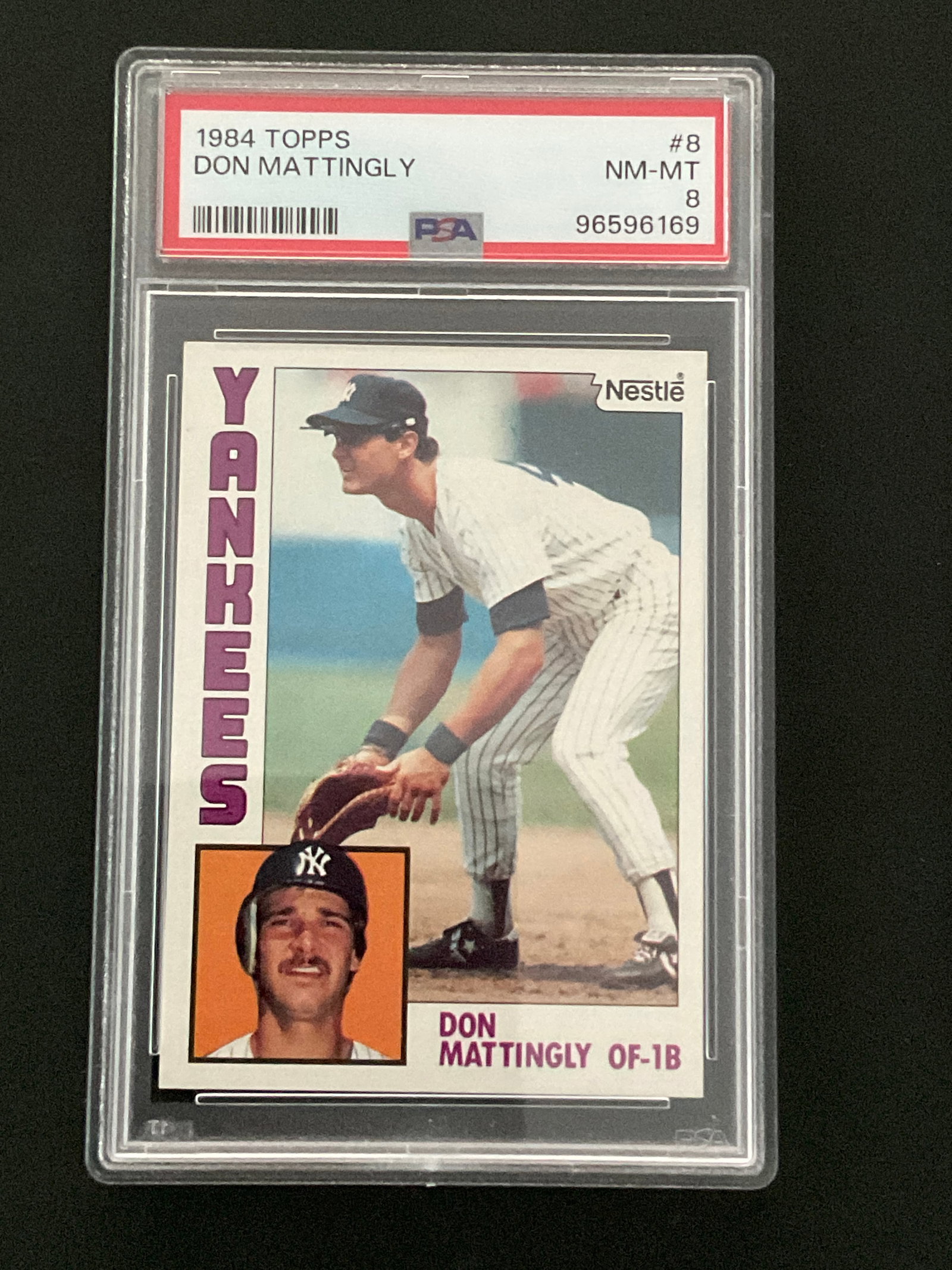 1984 Topps Don Mattingly #8 PSA 8 (1 of 2)