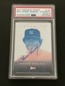 2017 Topps Bunt Infinite Rich Gossage #I-GG PSA/DNA certified Authentic Auto 10