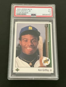 1989 Upper Deck Ken Griffey Jr. Star Rookie #1 PSA 5
