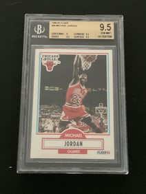 1990-91 Fleer Michael Jordan #26 Beckett 9.5