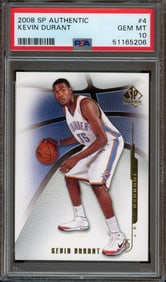 2008 SP Authentic #4 Kevin Durant PSA 10