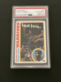 1978 Topps Robert Parish #86 PSA/DNA Certified Authentic Auto 10