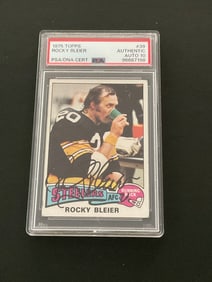 1975 Topps Rocky Bleier #39 PSA/DNA Certified Authentifc Auto 10