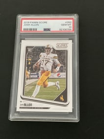 2018 Panini Score Josh Allen #350 PSA 10