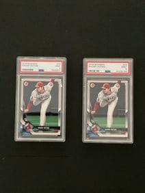 2018 Bowman Shohei Ohtani #49 PSA 9(x2)