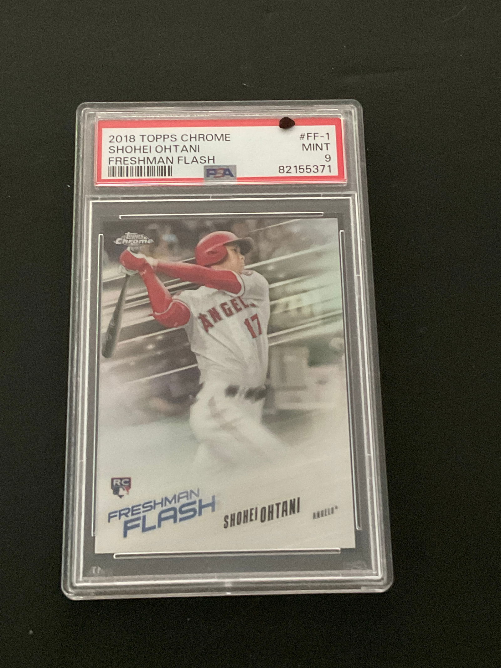2018 Topps Chrome Shohei Ohtani Freshman Flash #FF-1 PSA 9 (1 of 1)