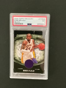 2008 Topps Treausry Kobe Bryant Relics #TTRKB PSA 7