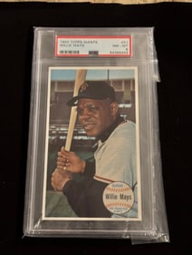 1964 Topps Giants Willie Mays #51 PSA 8