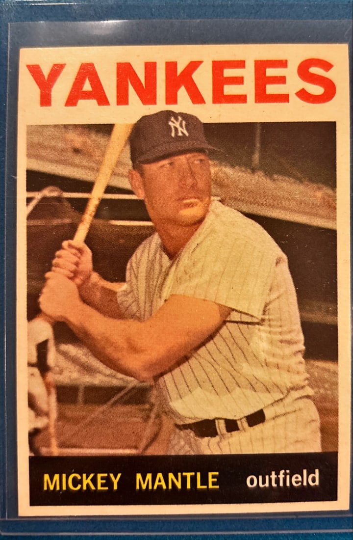 1964 Topps Mickey Mantle #50 - Vintage Yankees Card (1 of 2)