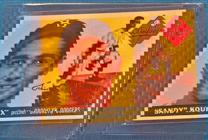 1956 Topps Sandy Koufax #123 - Early Brooklyn Dodgers Card