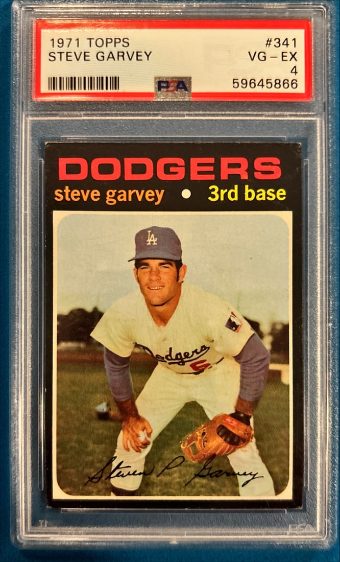 1971 Topps Steve Garvey #341 - PSA 4 VG-EX - Dodgers (1 of 2)