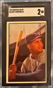1953 Bowman Color Roy Campanella #46 - SGC 2 GD