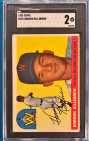1955 Topps Harmon Killebrew #124 - SGC 2 GD