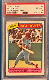 Pete Rose - Graded Baseball Card