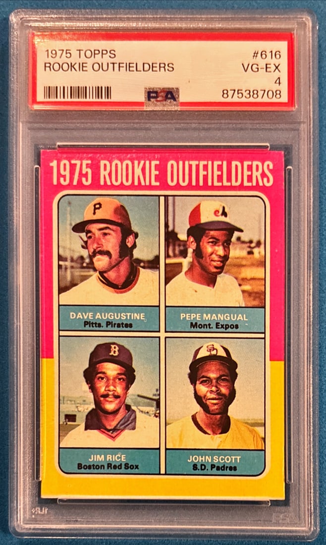 1975 Topps Rookie Outfielders #616 - PSA 4 VG-EX (1 of 2)