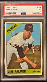 1966 Topps Jim Palmer #126 – PSA 3