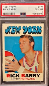 1971 Topps Rick Barry #170 – PSA 6