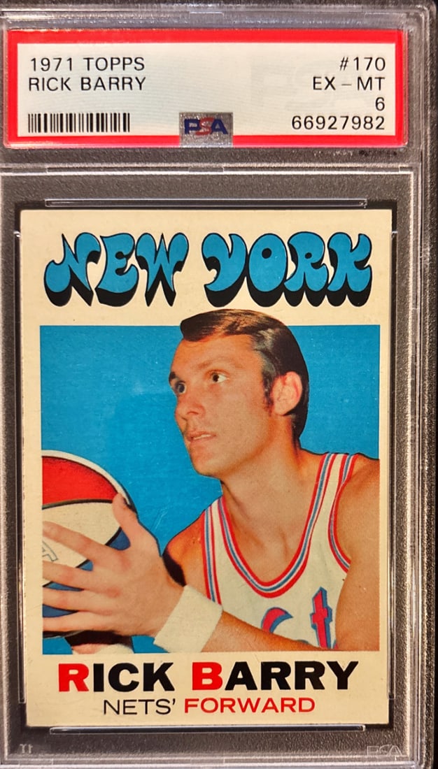 1971 Topps Rick Barry #170 – PSA 6 (1 of 2)