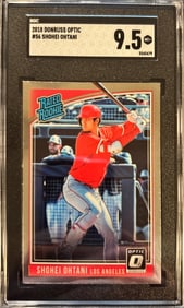 2018 Donruss Optic Shohei Ohtani #56 Rated Rookie – SGC 9.5