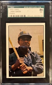 1975 SSPC Hank Aaron Promo – SGC 86