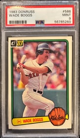 1983 Donruss Wade Boggs #586 – PSA 9
