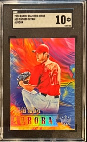 2018 Panini Diamond Kings Shohei Ohtani Aurora A10 – SGC 10